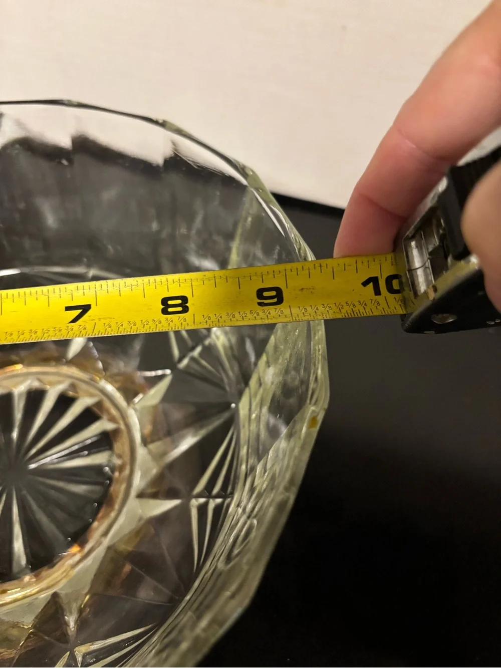 Vintage footed serving bowl